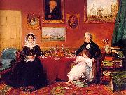 James Holland The Langford Family in their Drawing Room oil painting reproduction